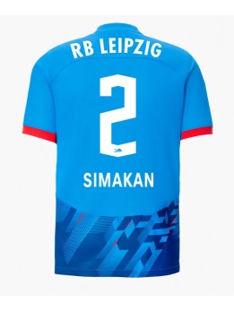 RB Leipzig Mohamed Simakan #2 Ausweichtrikot 2023-24 Kurzarm